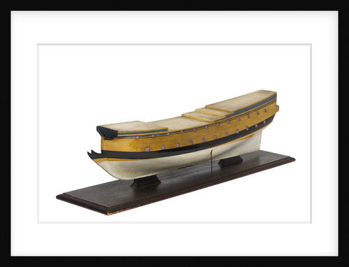 Model of the vessel 'Triton' (1697), warship, French, 42 guns by unknown