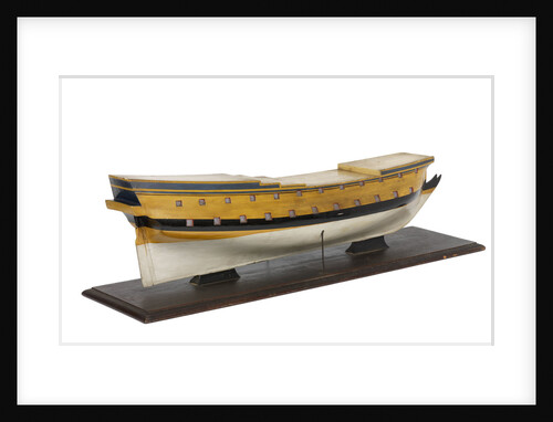 Model of the vessel 'Triton' (1697), warship, French, 42 guns by unknown
