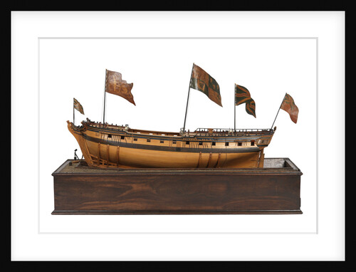 Model of the 'Mermaid' (1784), warship, frigate, 32 guns by George Stockwell