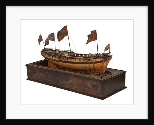Model of the 'Mermaid' (1784), warship, frigate, 32 guns by George Stockwell
