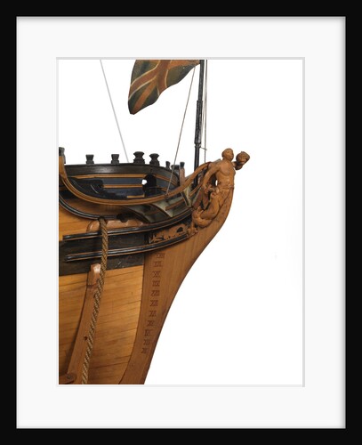 Model of the 'Mermaid' (1784), warship, frigate, 32 guns by George Stockwell