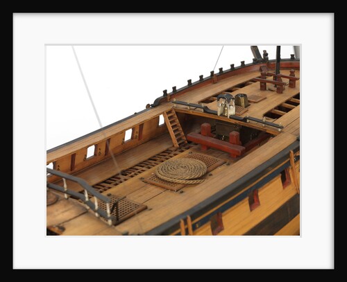 Model of the 'Mermaid' (1784), warship, frigate, 32 guns by George Stockwell