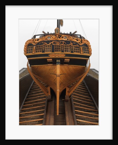 Model of the 'Mermaid' (1784), warship, frigate, 32 guns by George Stockwell