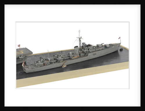 HMS 'Barfleur' (1943); Warship; Destroyer by Norman A. Ough