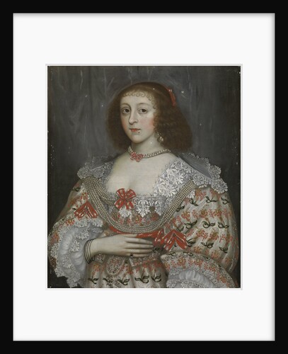 An unidentified young lady of the time of Charles I by English School