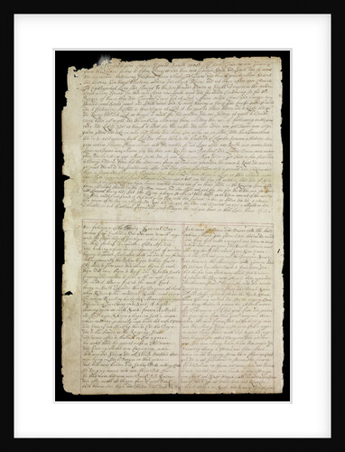 Plate from the journal of Edward Barlow, made 1695-1703 by Edward Barlow