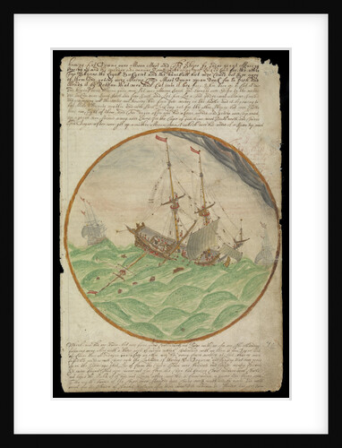 Plate from the journal of Edward Barlow, made 1695-1703 by Edward Barlow