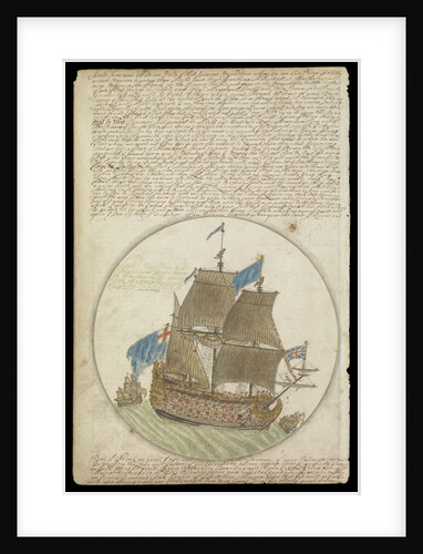 Plate from the journal of Edward Barlow, made 1695-1703 by Edward Barlow
