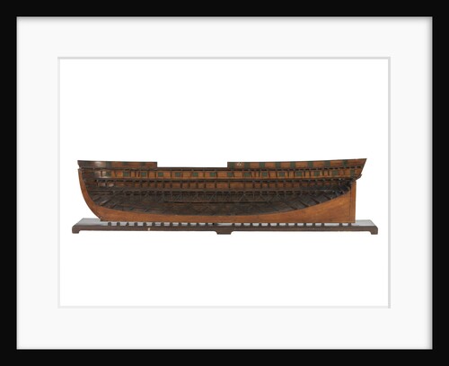 Model of a warship, 46 guns, frigate by unknown