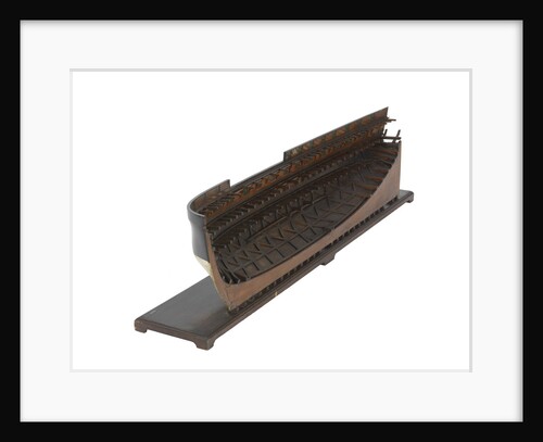 Model of a warship, 46 guns, frigate by unknown