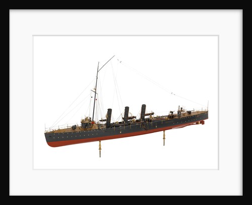 Warship and dispatch vessel 'Mogami' (1908) by unknown
