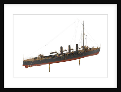Warship and dispatch vessel 'Mogami' (1908) by unknown
