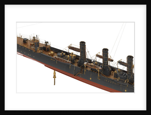 Warship and dispatch vessel 'Mogami' (1908) by unknown