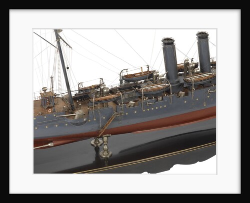 A warship cruiser the 'Niitaka' (Japan, 1902) by Unknown