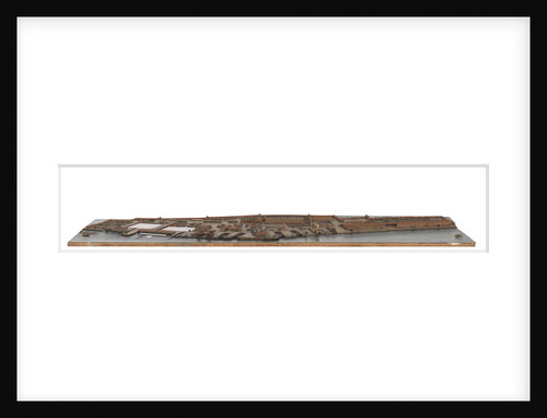 Topographical model of Chatham Dockyard, 1772-1774 by William Phillips