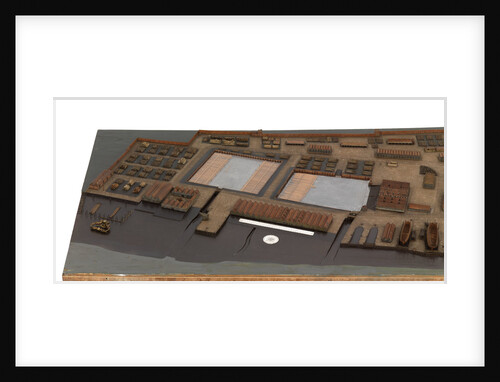 Topographical model of Chatham Dockyard, 1772-1774 by William Phillips