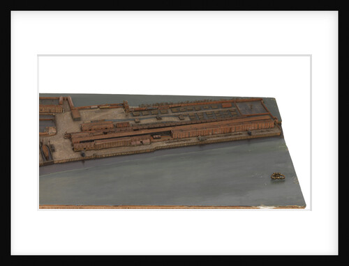 Topographical model of Chatham Dockyard, 1772-1774 by William Phillips