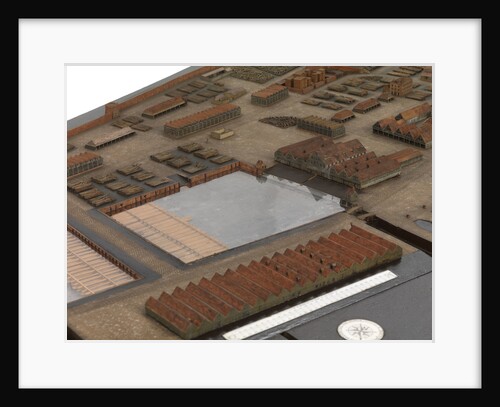 Topographical model of Chatham Dockyard, 1772-1774 by William Phillips