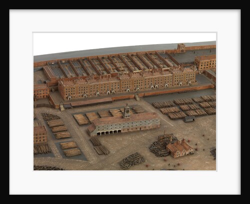 Topographical model of Chatham Dockyard, 1772-1774 by William Phillips