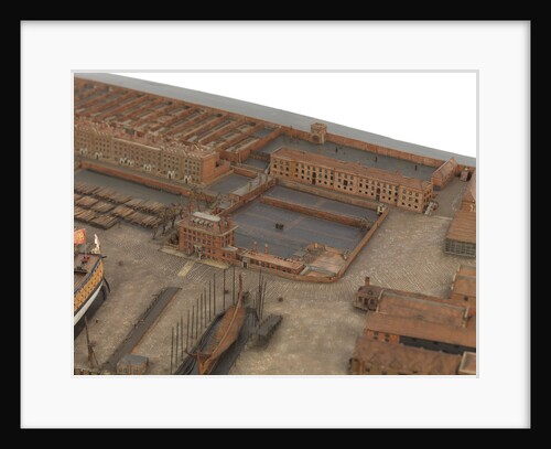 Topographical model of Chatham Dockyard, 1772-1774 by William Phillips