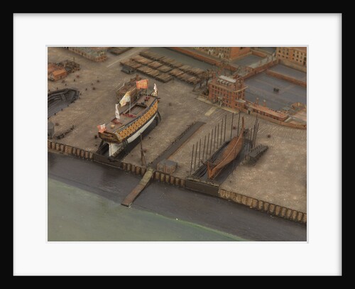Topographical model of Chatham Dockyard, 1772-1774 by William Phillips