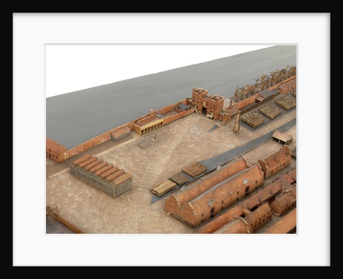 Topographical model of Chatham Dockyard, 1772-1774 by William Phillips