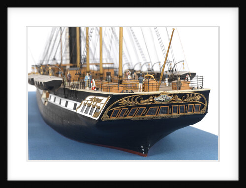 Ship model of the passenger/cargo vessel SS 'Great Britain' (1843) by Bassett-Lowke Ltd