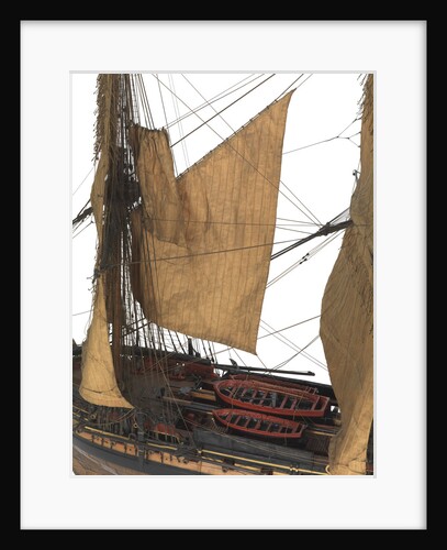Model of a warship (1805), Frigate, 38 guns by unknown