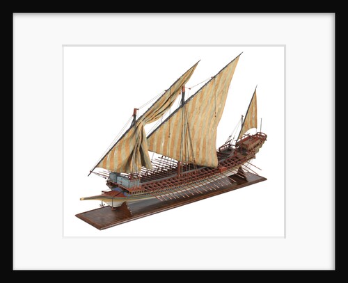 A Maltese galley by unknown