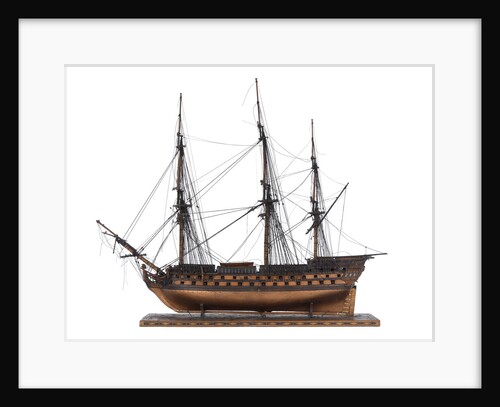 French warship, 80 guns by unknown