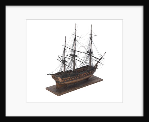 French warship, 80 guns by unknown