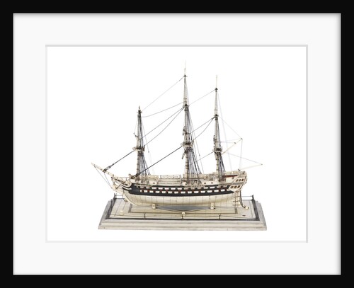 French warship by unknown