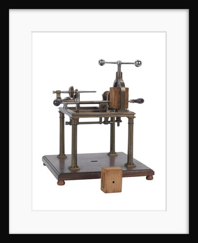 Boring machine model by Marc Isambard Brunel