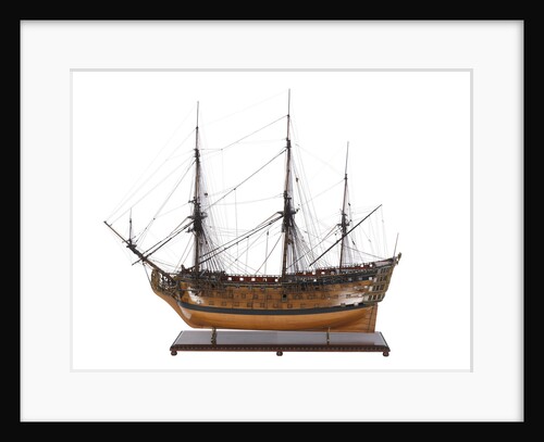 Model of First rate 100-gun warship 'Victory' (1737) by Unknown