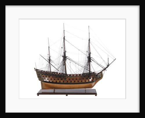 Model of First rate 100-gun warship 'Victory' (1737) by unknown