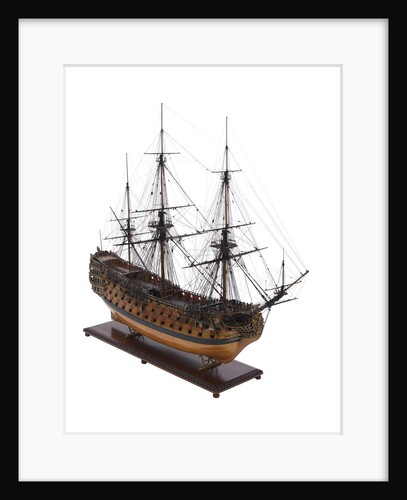 Model of First rate 100-gun warship 'Victory' (1737) by unknown