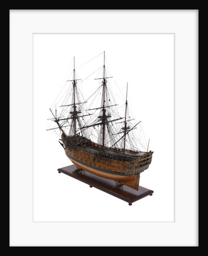 Model of First rate 100-gun warship 'Victory' (1737) by unknown