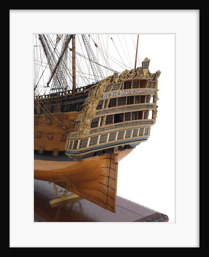 Model of First rate 100-gun warship 'Victory' (1737) by unknown