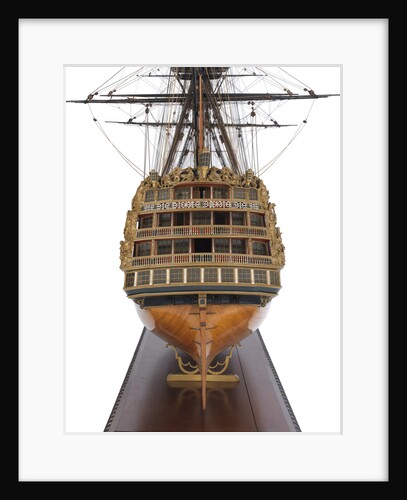Model of First rate 100-gun warship 'Victory' (1737) by unknown