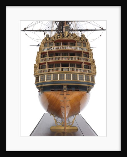 Model of First rate 100-gun warship 'Victory' (1737) by unknown