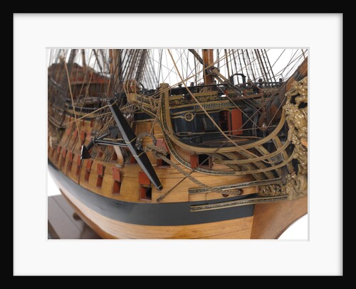Model of First rate 100-gun warship 'Victory' (1737) by unknown