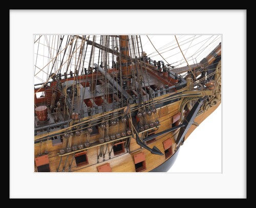 Model of First rate 100-gun warship 'Victory' (1737) by unknown