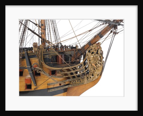Model of First rate 100-gun warship 'Victory' (1737) by unknown
