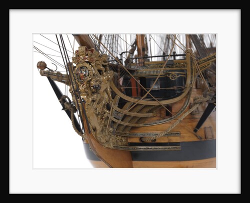 Model of First rate 100-gun warship 'Victory' (1737) by unknown