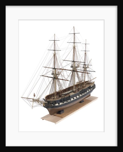 A full hull and rigged model of the warship and 36-gun frigate 'Phoebe' (1795) by unknown