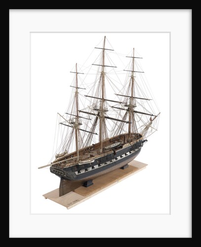 A full hull and rigged model of the warship and 36-gun frigate 'Phoebe' (1795) by unknown
