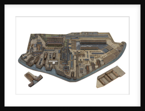 A togographical model of HM Dockyard Plymouth as it appeared in 1774 by Plymouth Dockyard Personnel