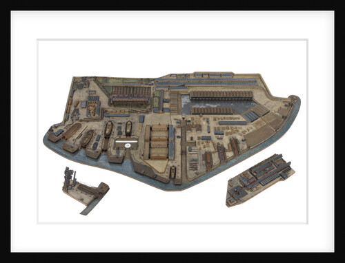 A topographical model of HM Dockyard Plymouth as it appeared in 1774 by Plymouth Dockyard Personnel