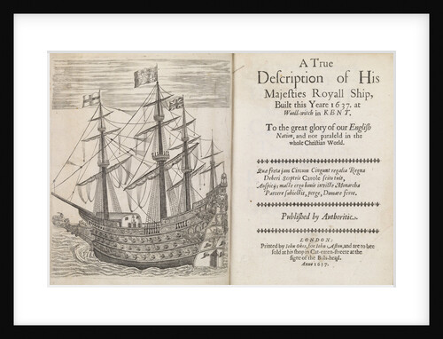 'Sovereign of the Seas' (1637) by John Payne