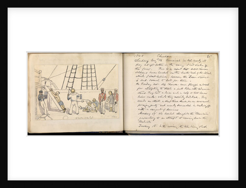 Double page spread from the Cree Journal (3rd party clearance required for commercial use) by Edward Cree